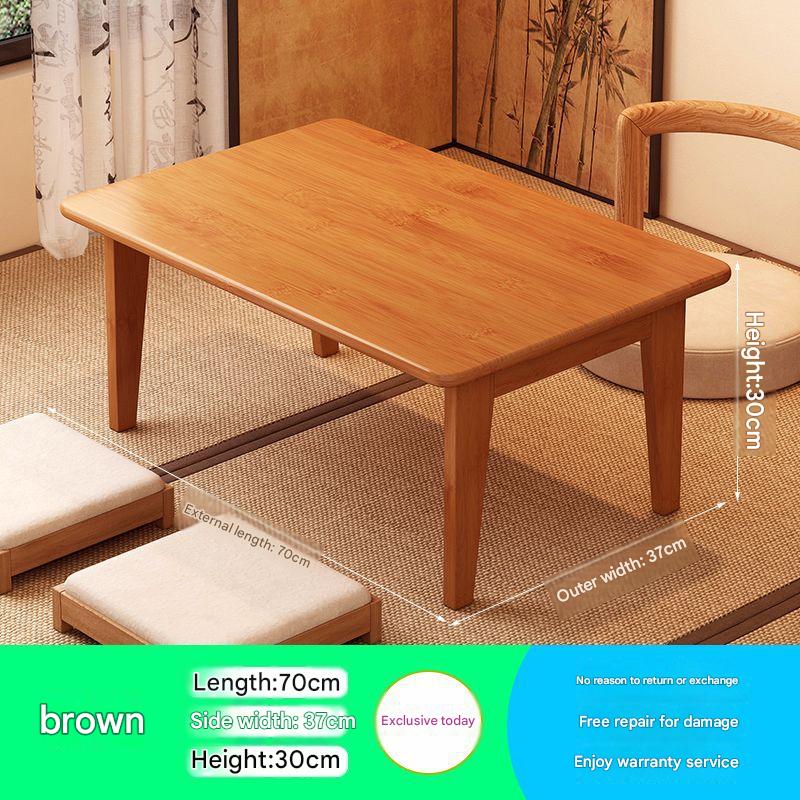 Brown length 70*width 37*height 29.8-all bamboo style
