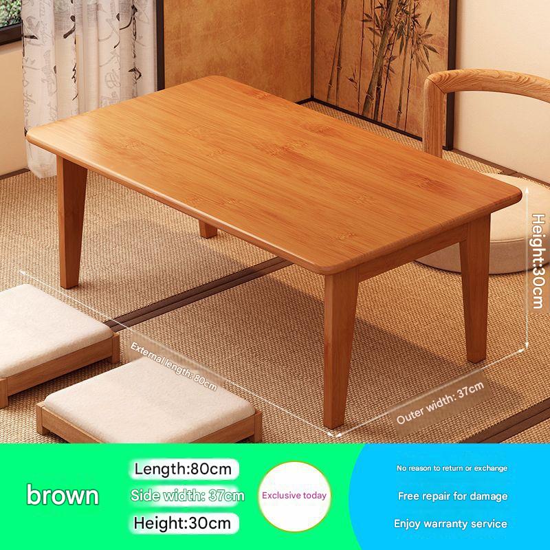 Brown length 80*width 37*height-29.8-all bamboo style
