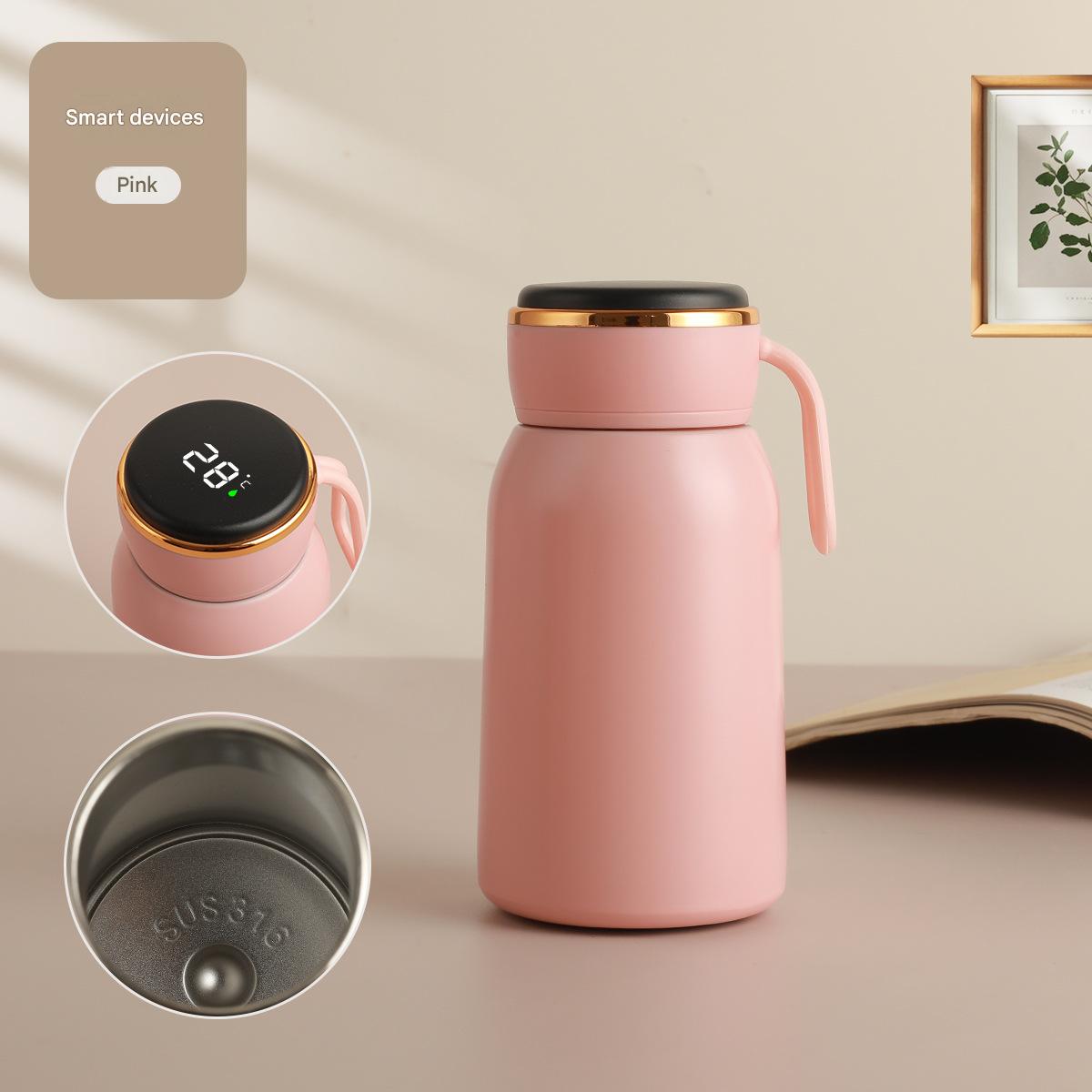 Smart pocket cup with rope - pink