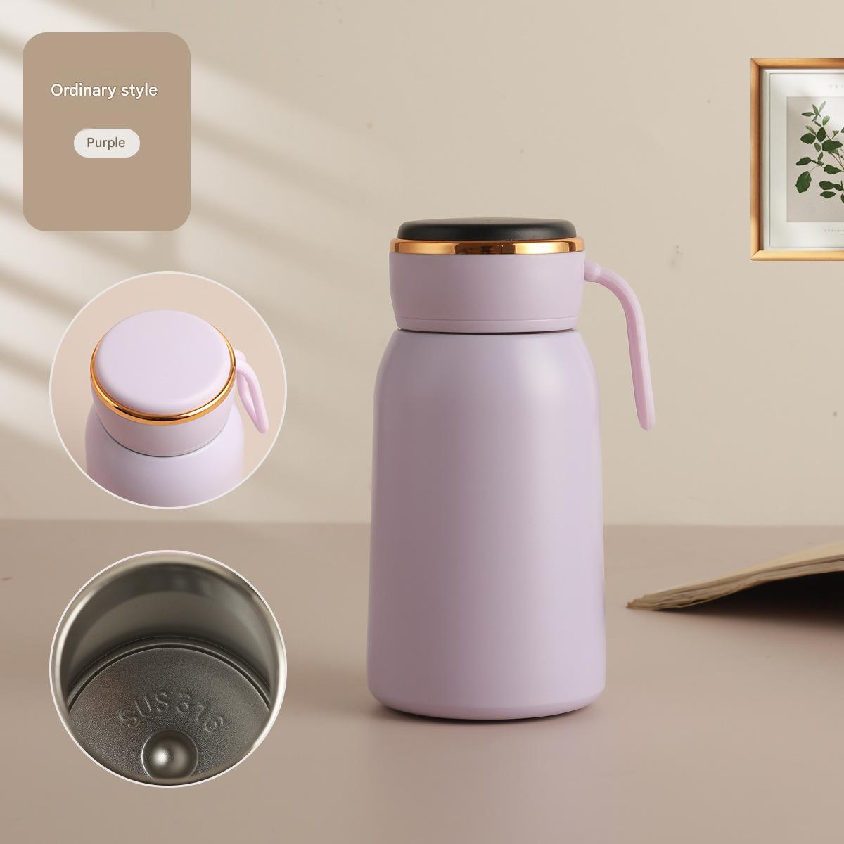 Ordinary pocket cup with rope - purple