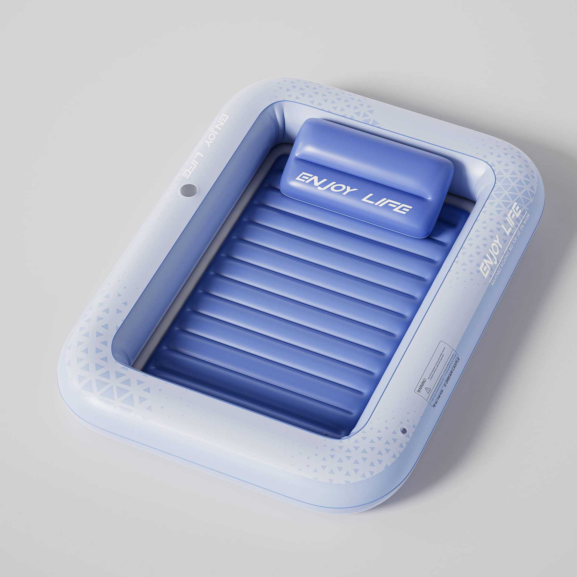 Bubble blue dream single floating bed 170*110*22cm-(with pillow)