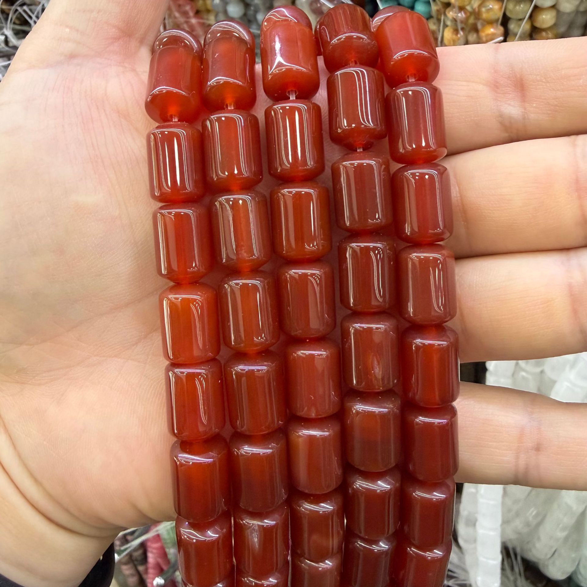 5 Red agate