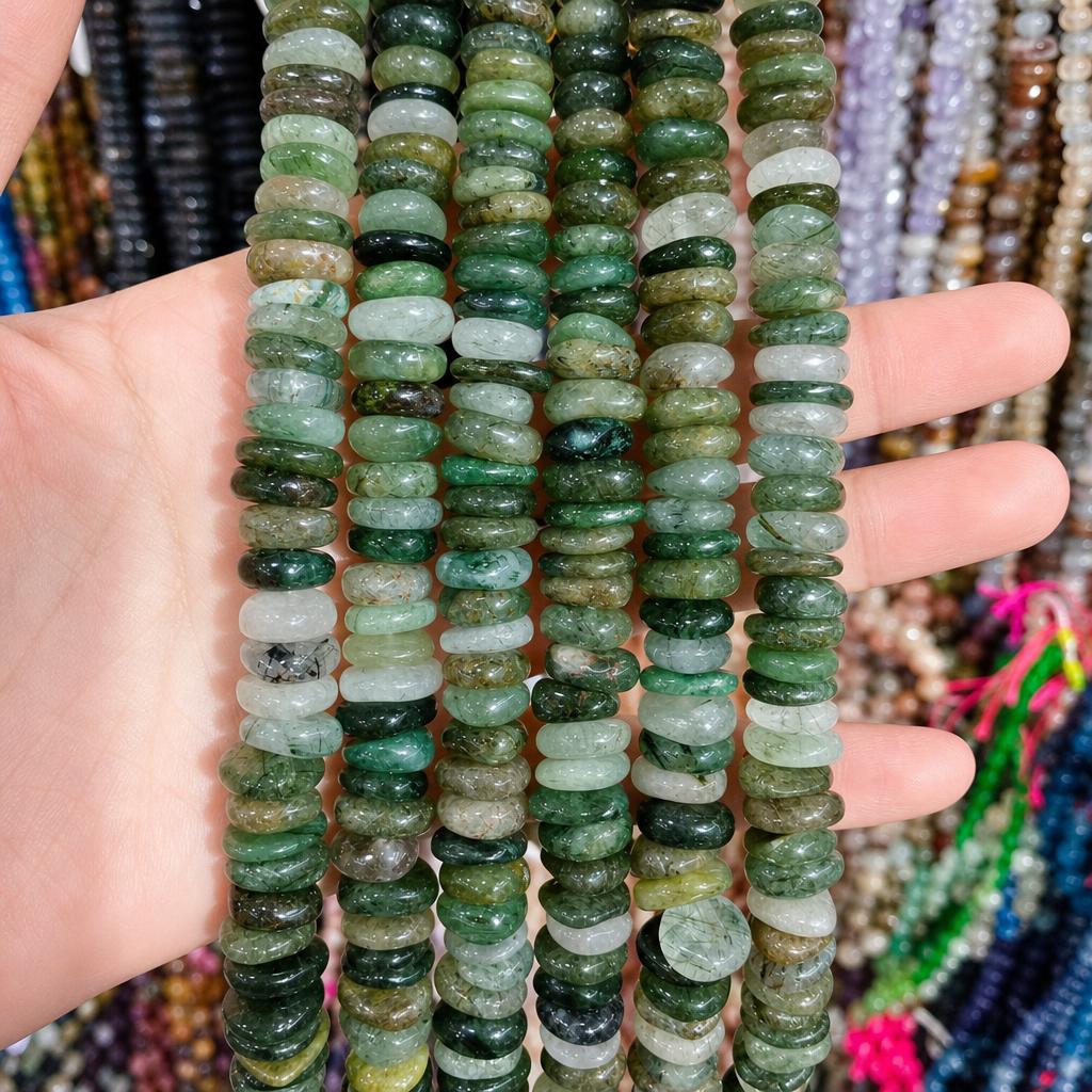 3:green Rutilated Quartz