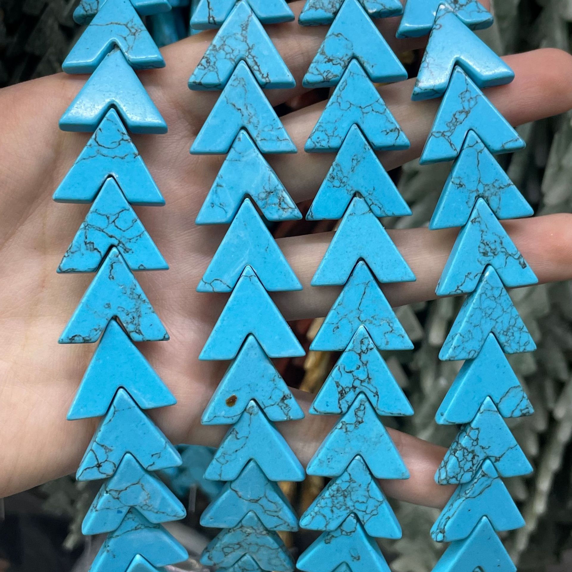 4 synthetic blue turquoise