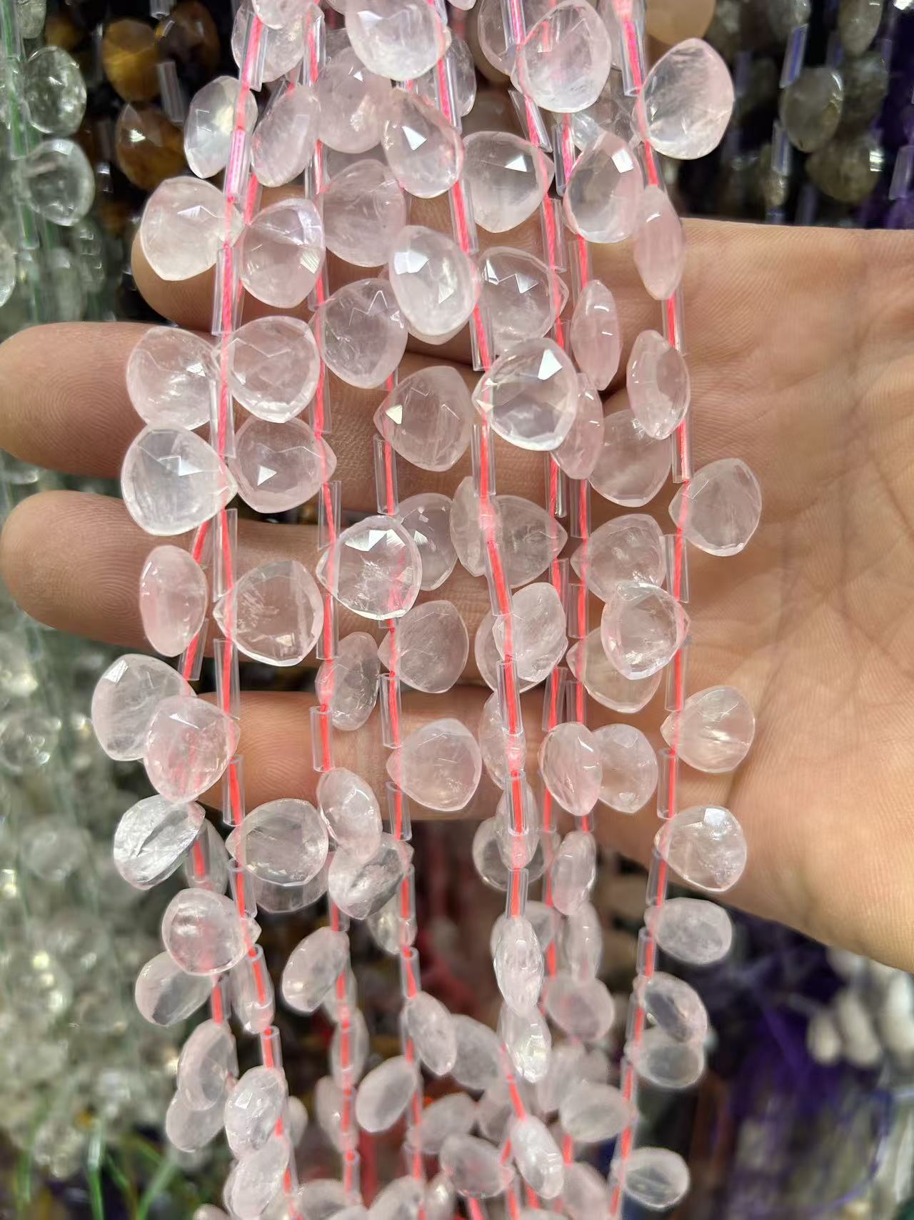 7 Rose quartz