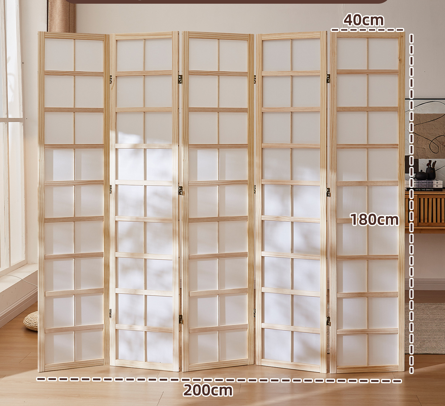 Five wooden doors (height 180* length 200cm)