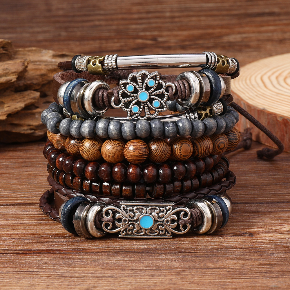 6:Oil dripping flower six-piece set