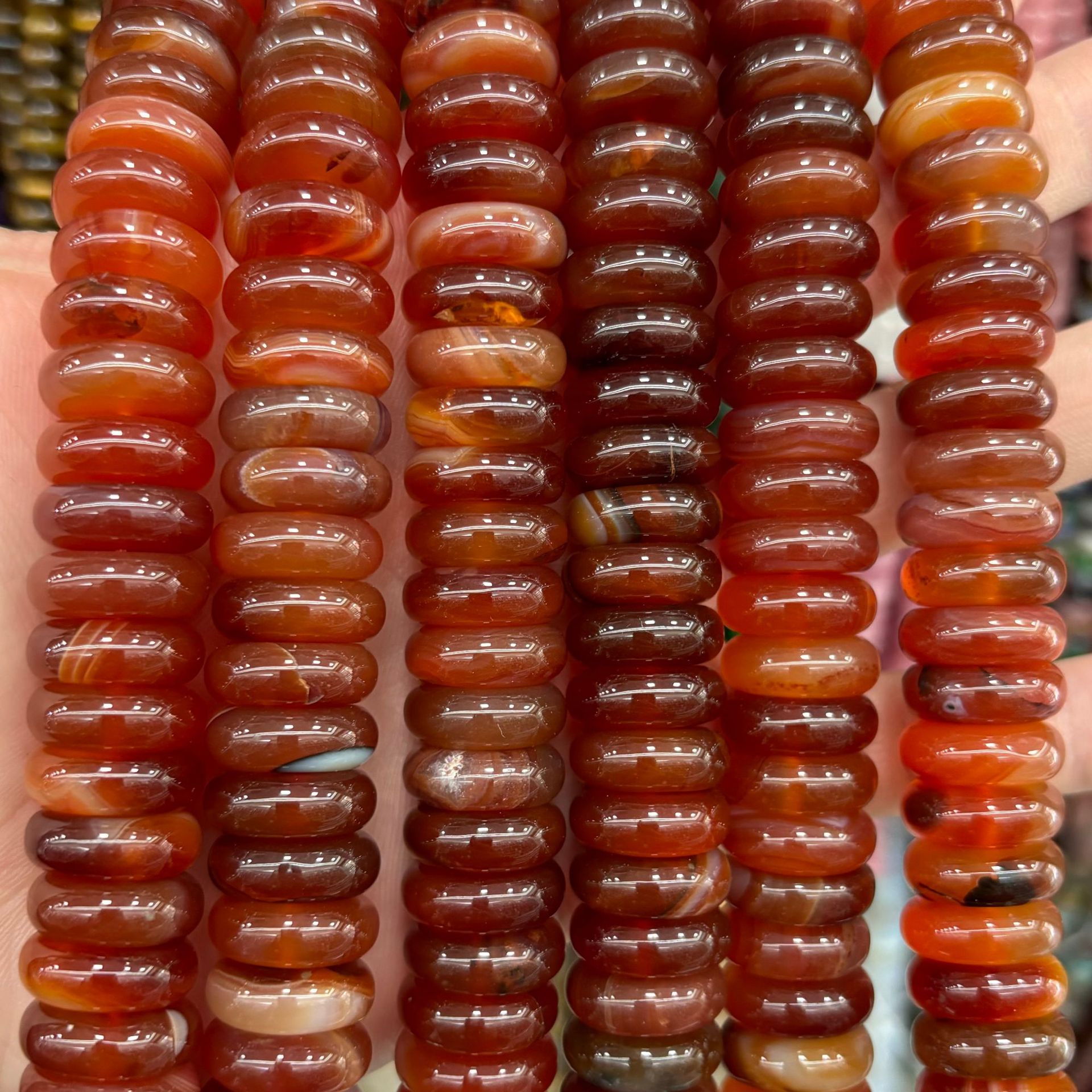 3 Red Agate