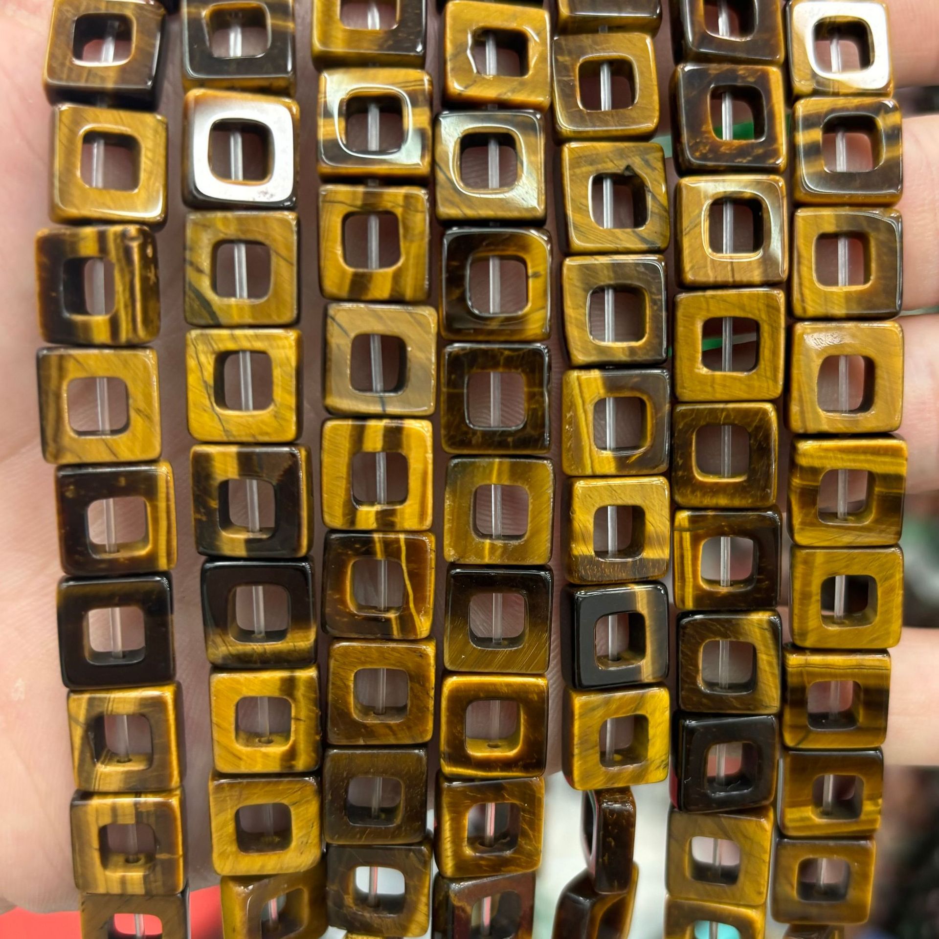 11 Yellow tiger eye stone