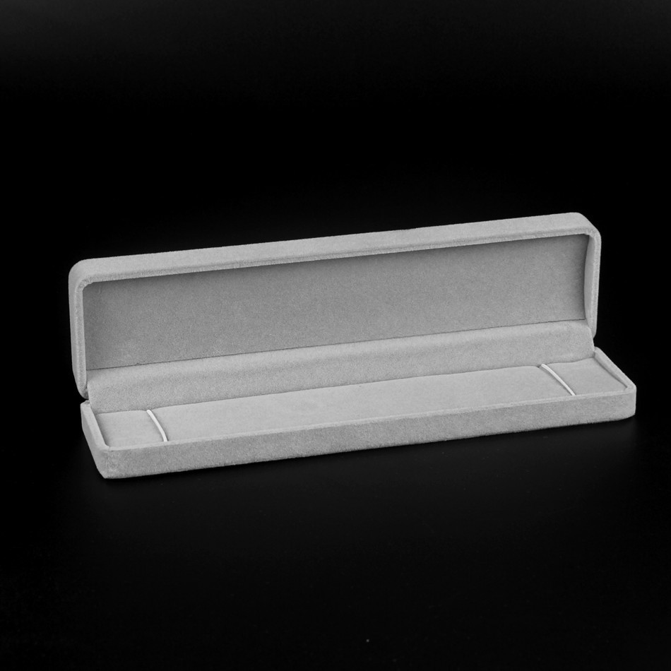 2:Grey 21.5*5.5*3cm necklace box