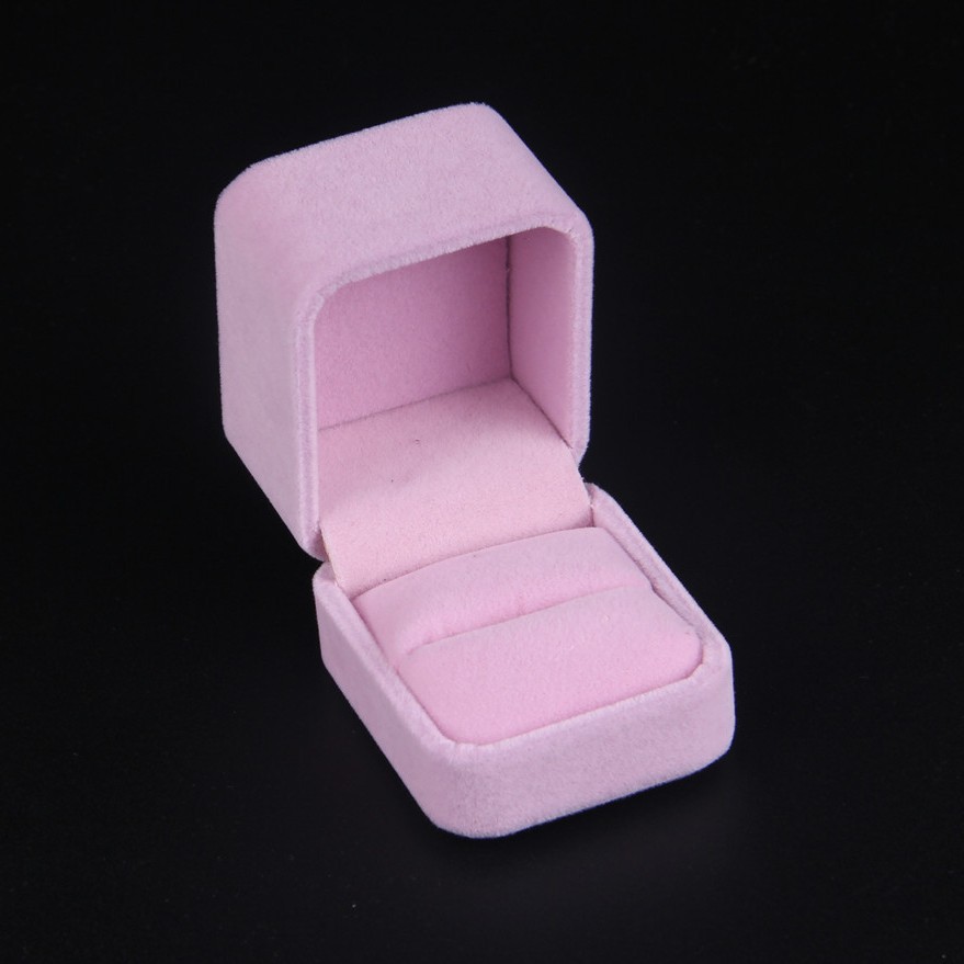 5:Pink 6*5.1*5cm ring earring box