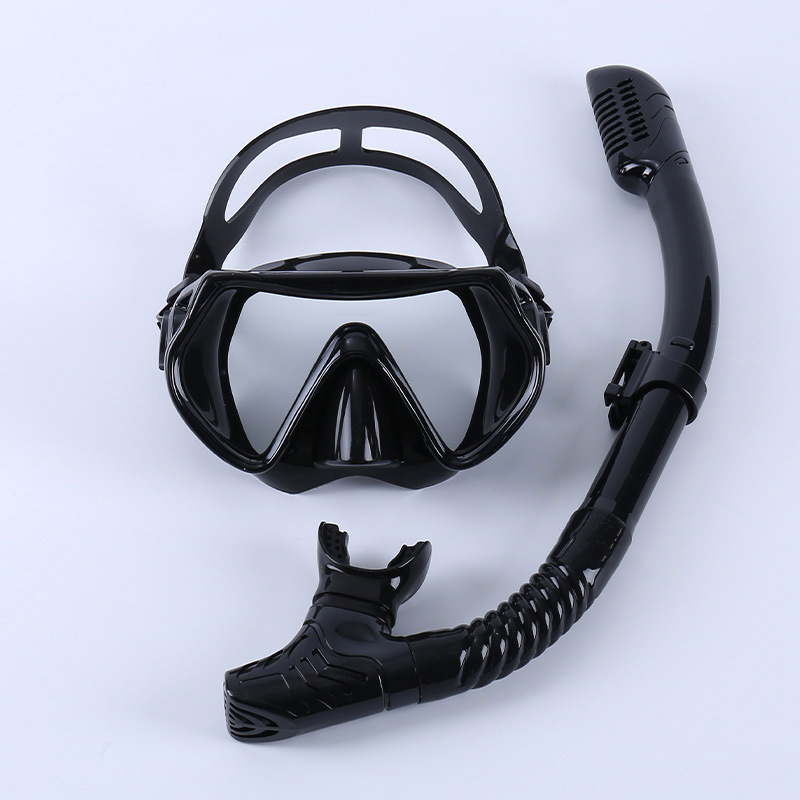 Black frame black belt mirror   black snorkel