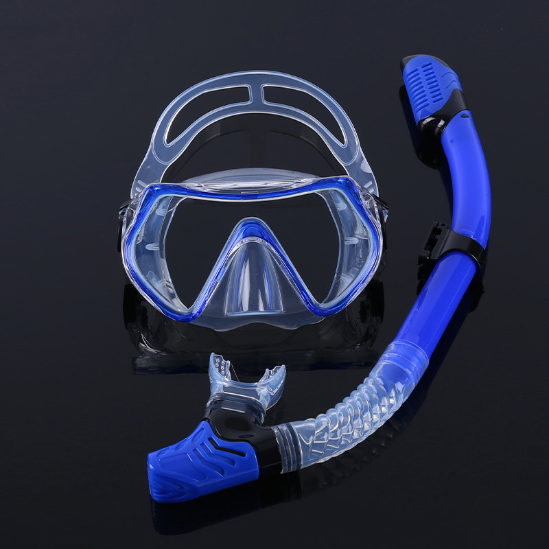 Blue frame transparent tape   blue breathing tube