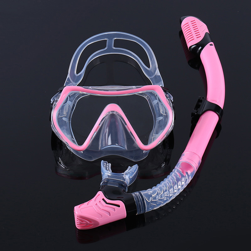 Pink frame transparent tape   pink breathing tube