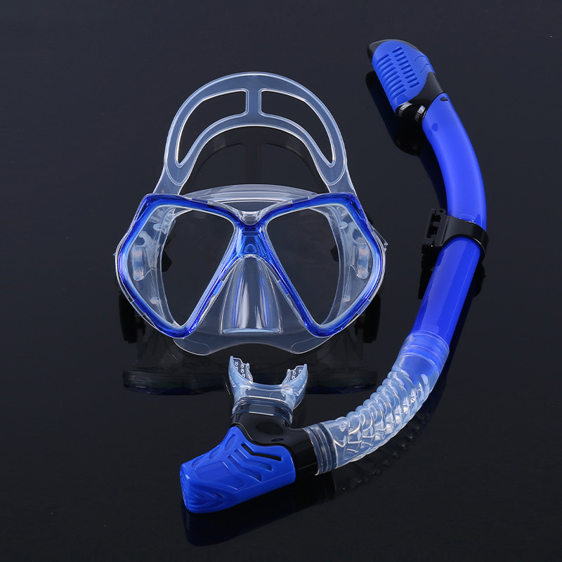 Blue frame transparent strap 2011   blue snorkel