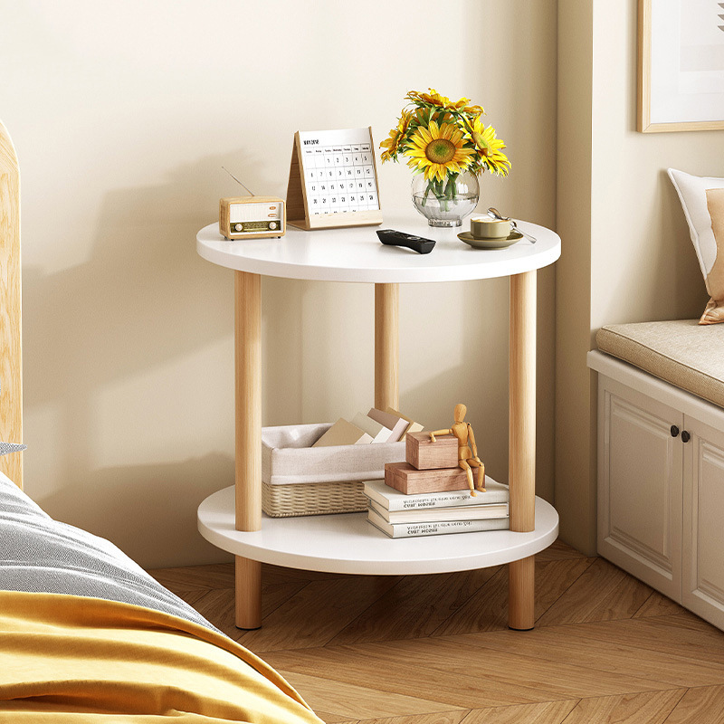 Double layer round warm white
