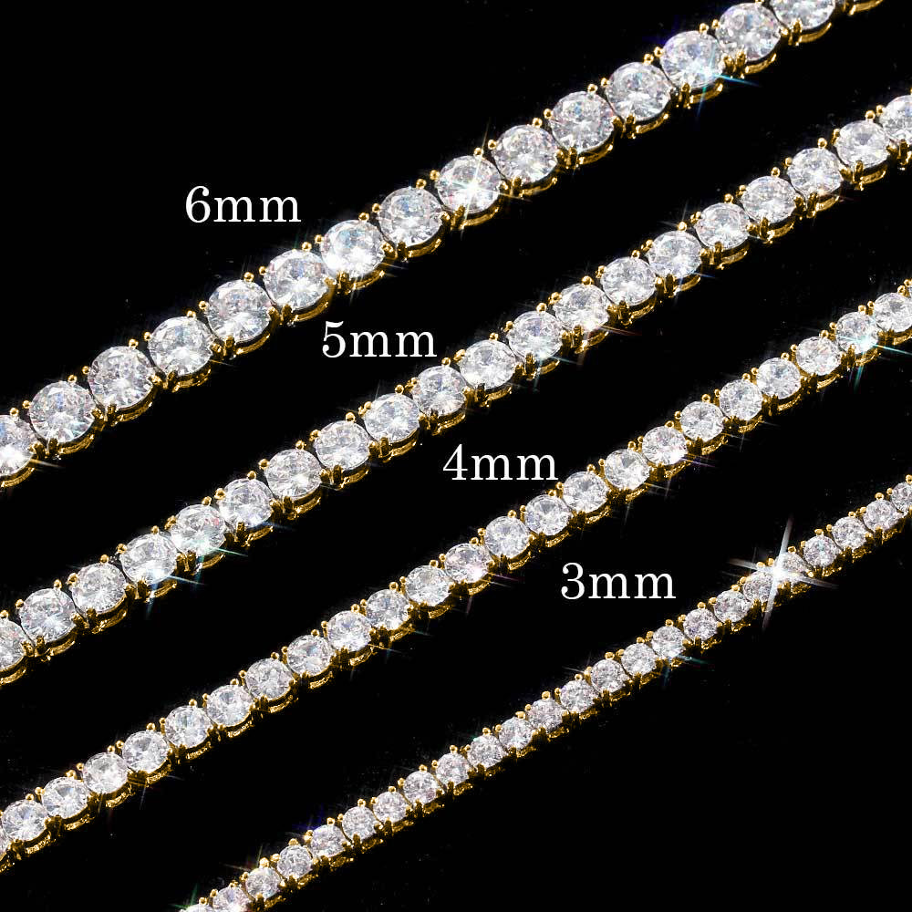 Gold (width 3mm) 16 inches