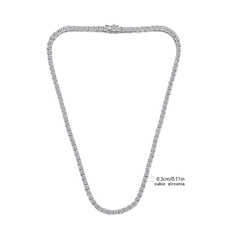 White (width 5mm) 16 inches