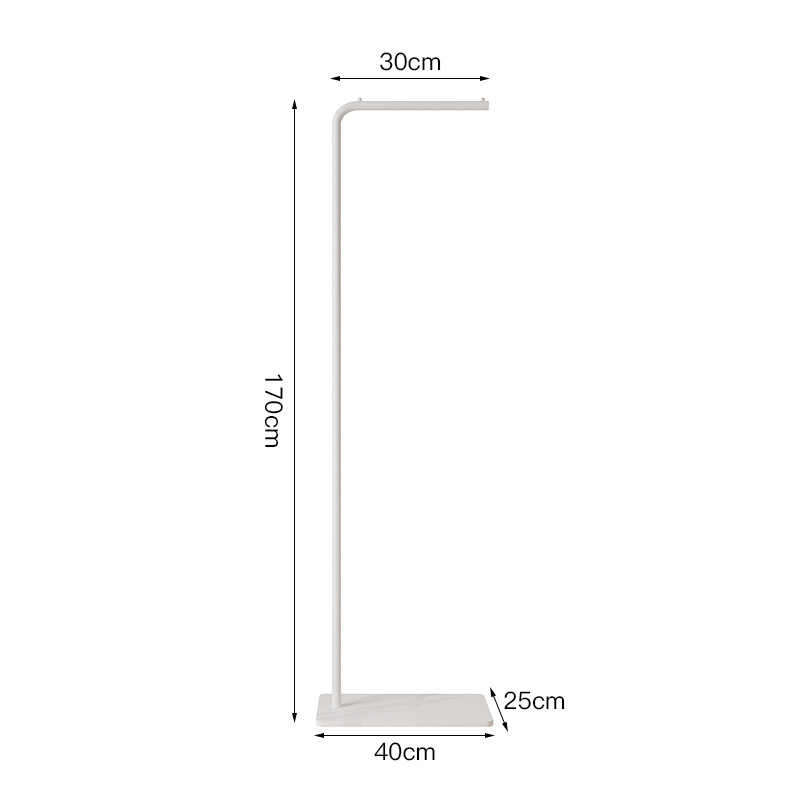 L-shaped 170 (white bracket + white base)