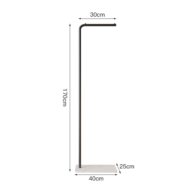 L-shaped 170 (black bracket + white base)