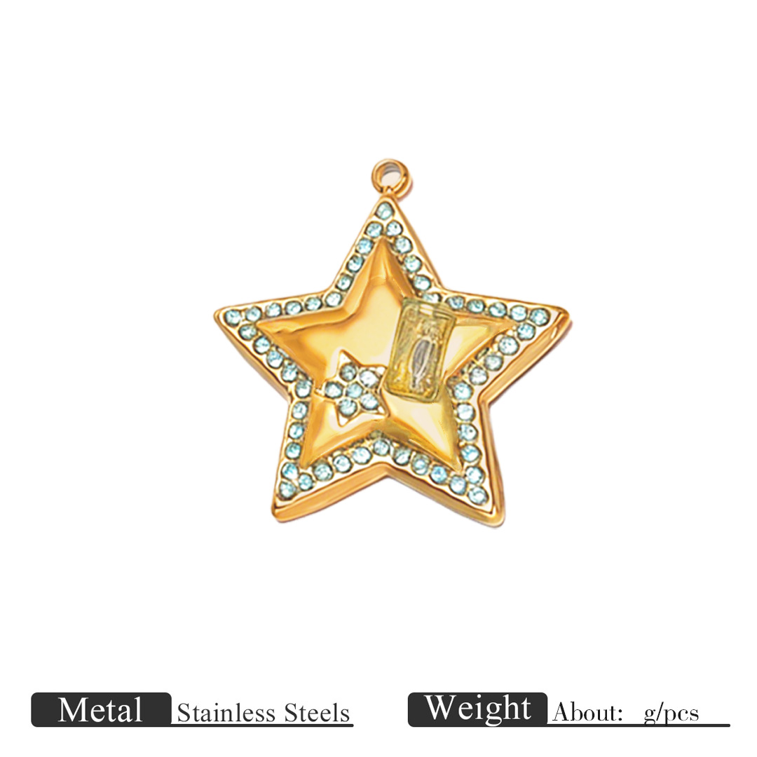 8:Diamond-studded five-pointed star-DO0082