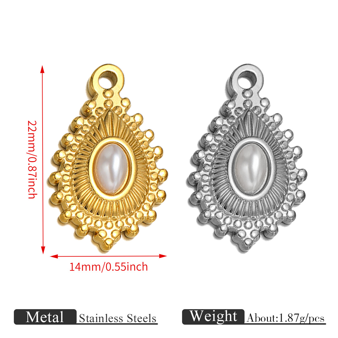 Oval pendant-ot133--18k gold