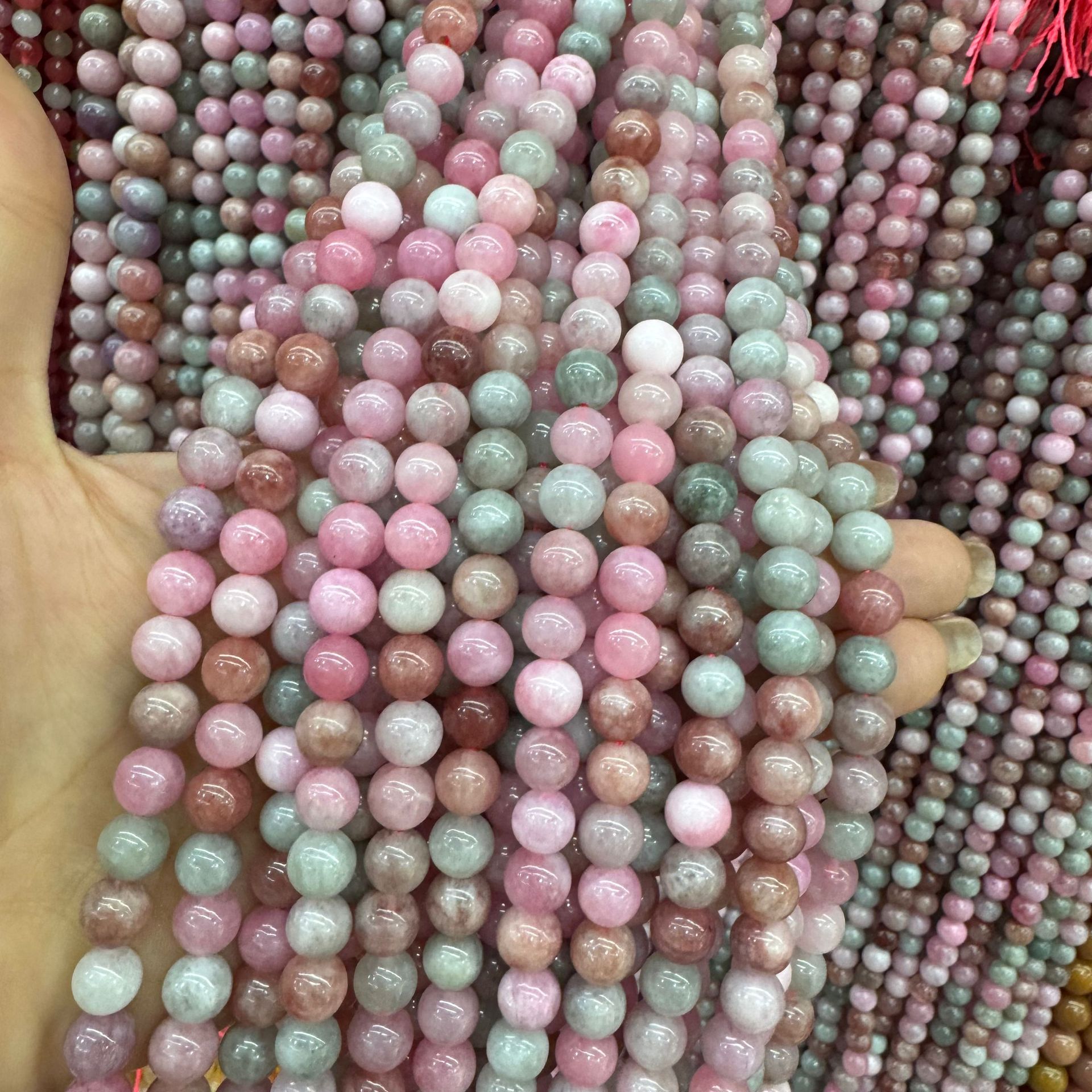 synthetic stones 6mm/60pcs