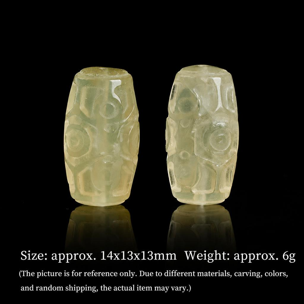 48:Citrine dzi beads