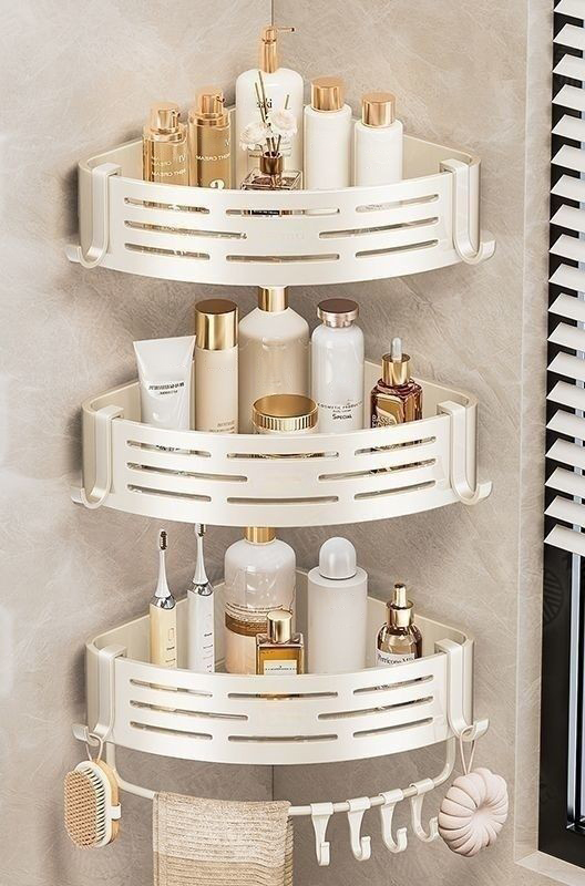 3 layers white with hang bar