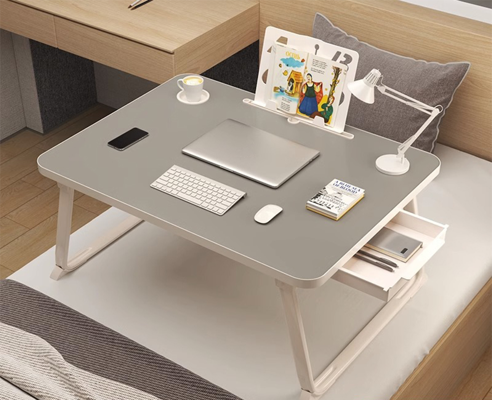 Sunset Gray [cup holder   drawer   bookshelf] 60*40 * 28CM