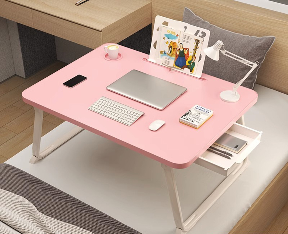Rouge pink[cup holder   drawer   bookshelf] 60*40 * 28CM
