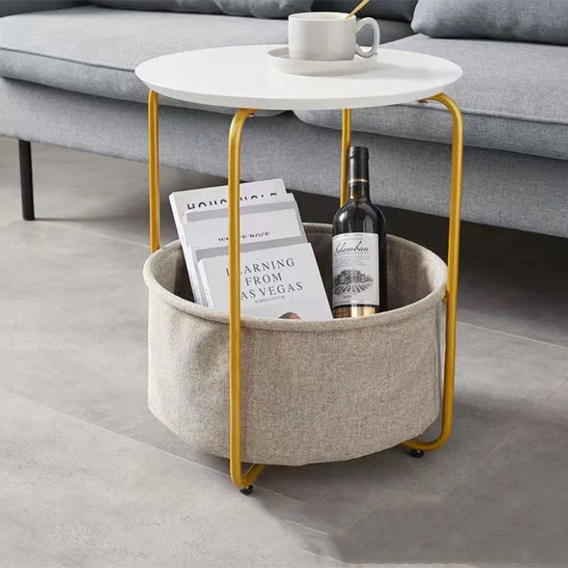 Ag0001 Golden single layer, white tabletop(40*40*48.5CM)