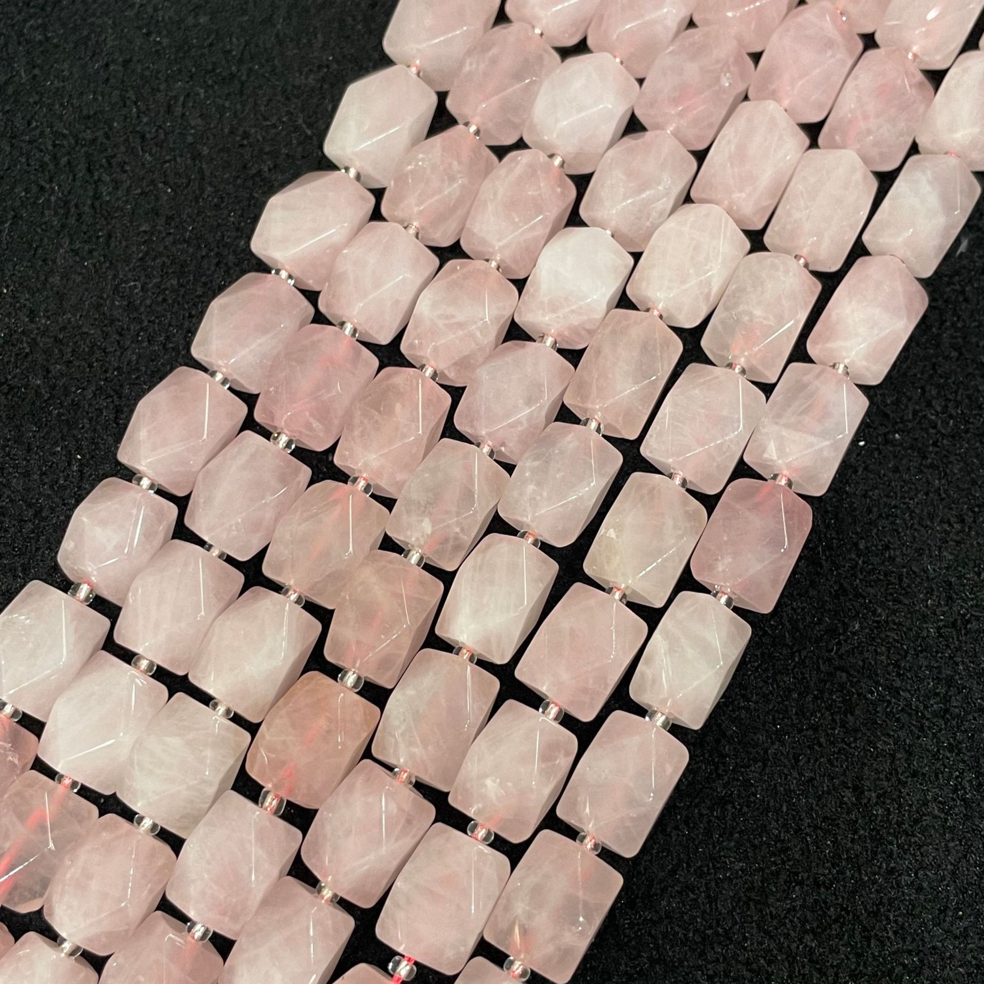 10:Natural rose quartz