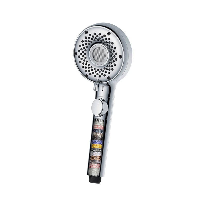 Five-function shower head [supercharged version   filter rod]