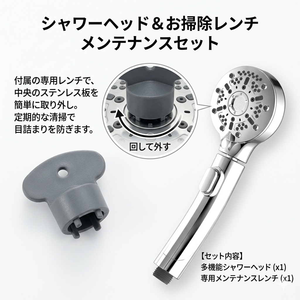 Shower head (silver)
