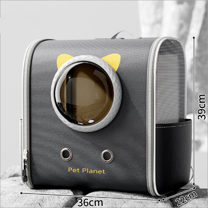 Backpack space capsule black large
