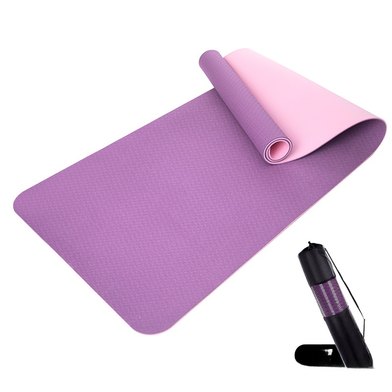 Dark purple   light pink   tie rope   net bag