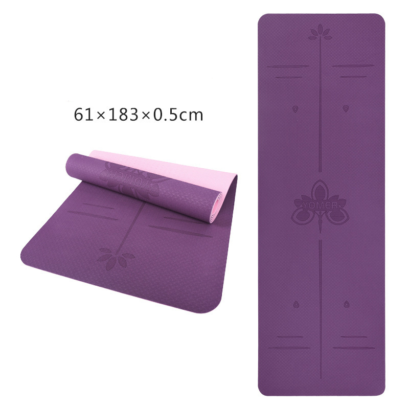 Deep purple pink 61*183*0.5cm