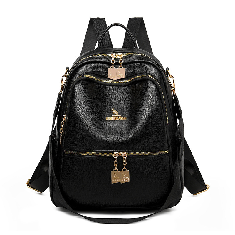 Black leather