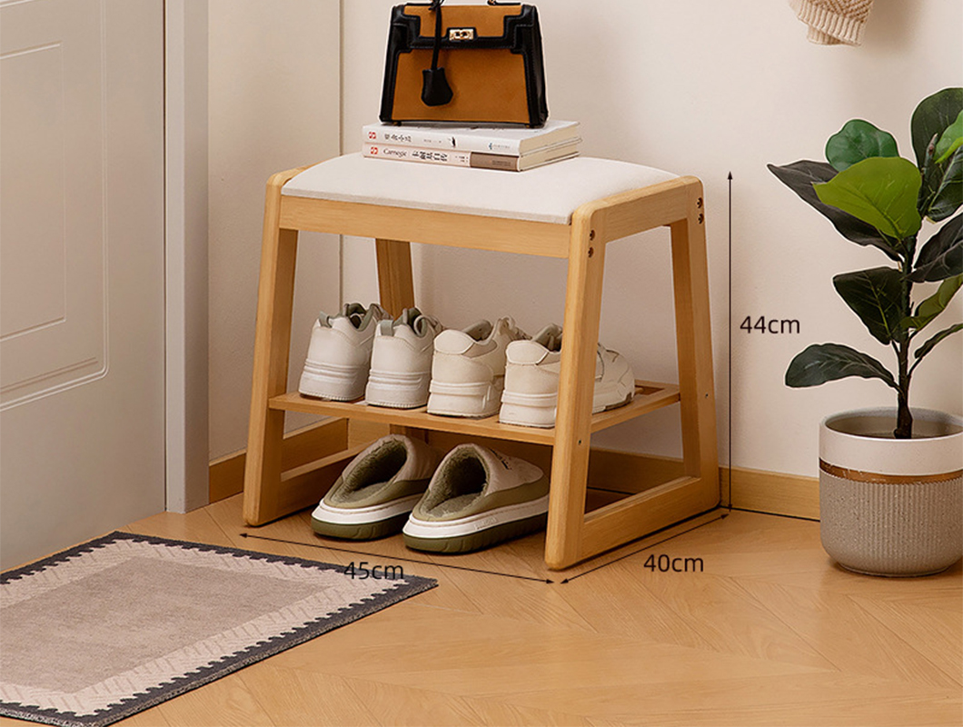 natural - double layer 45cm length (white cushion)