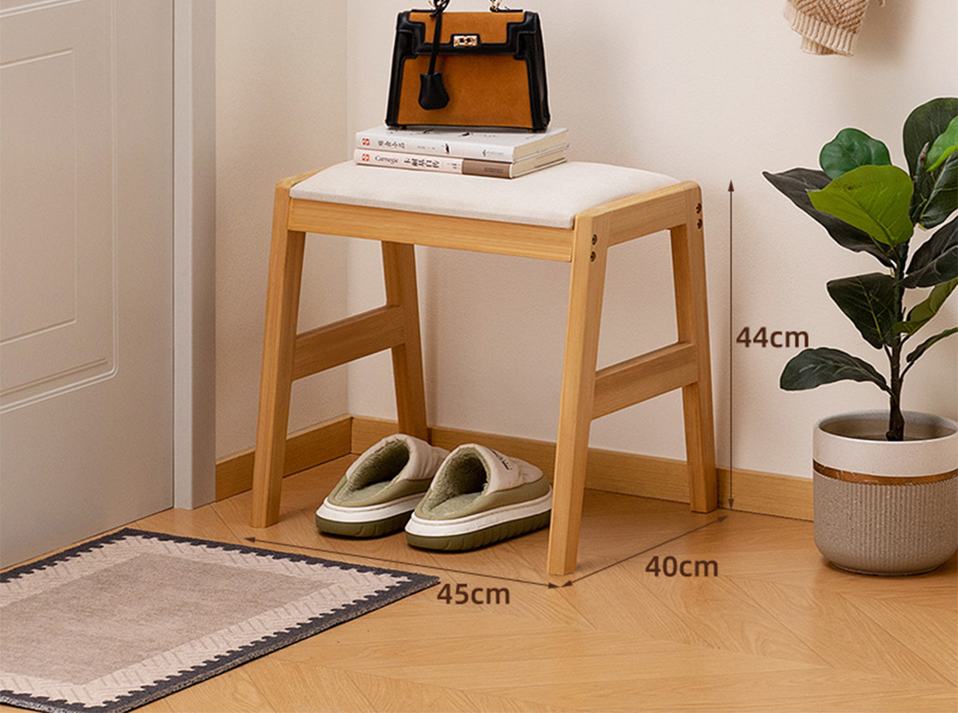 natural - 45cm length (white cushion)