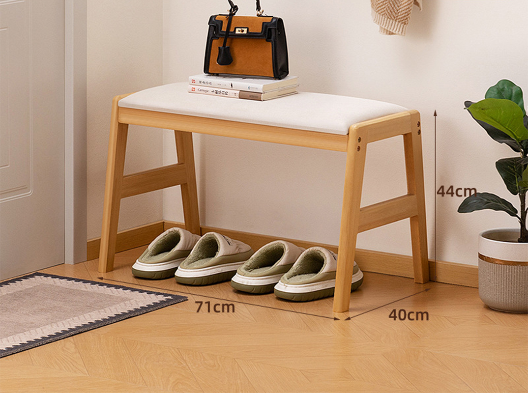natural - 71cm length (white cushion)