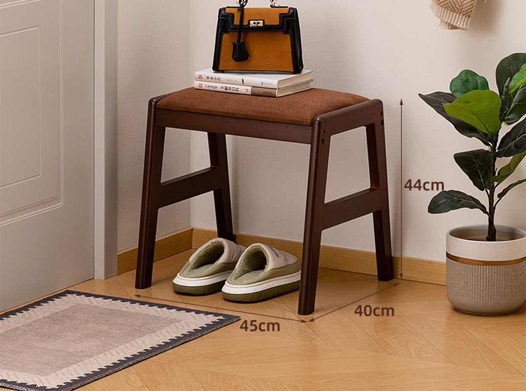 walnut - 45cm length (coffee-colored cushion)