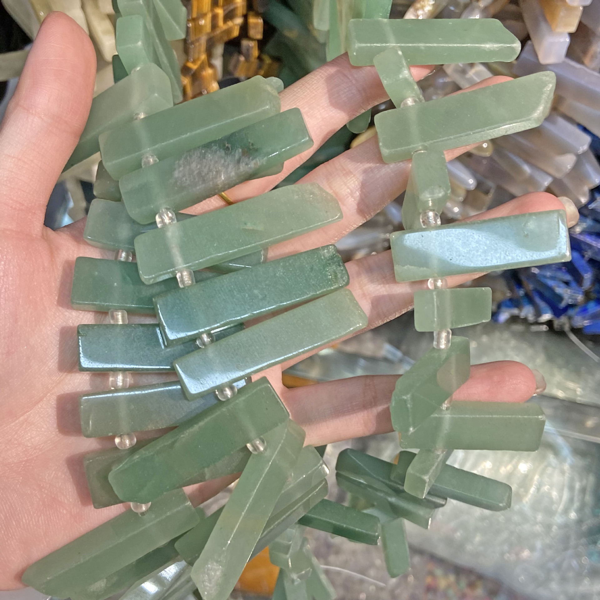 3 Green Aventurine