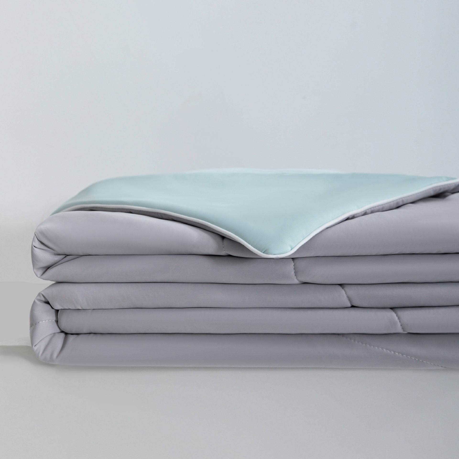 Pearl gray   aqua blue