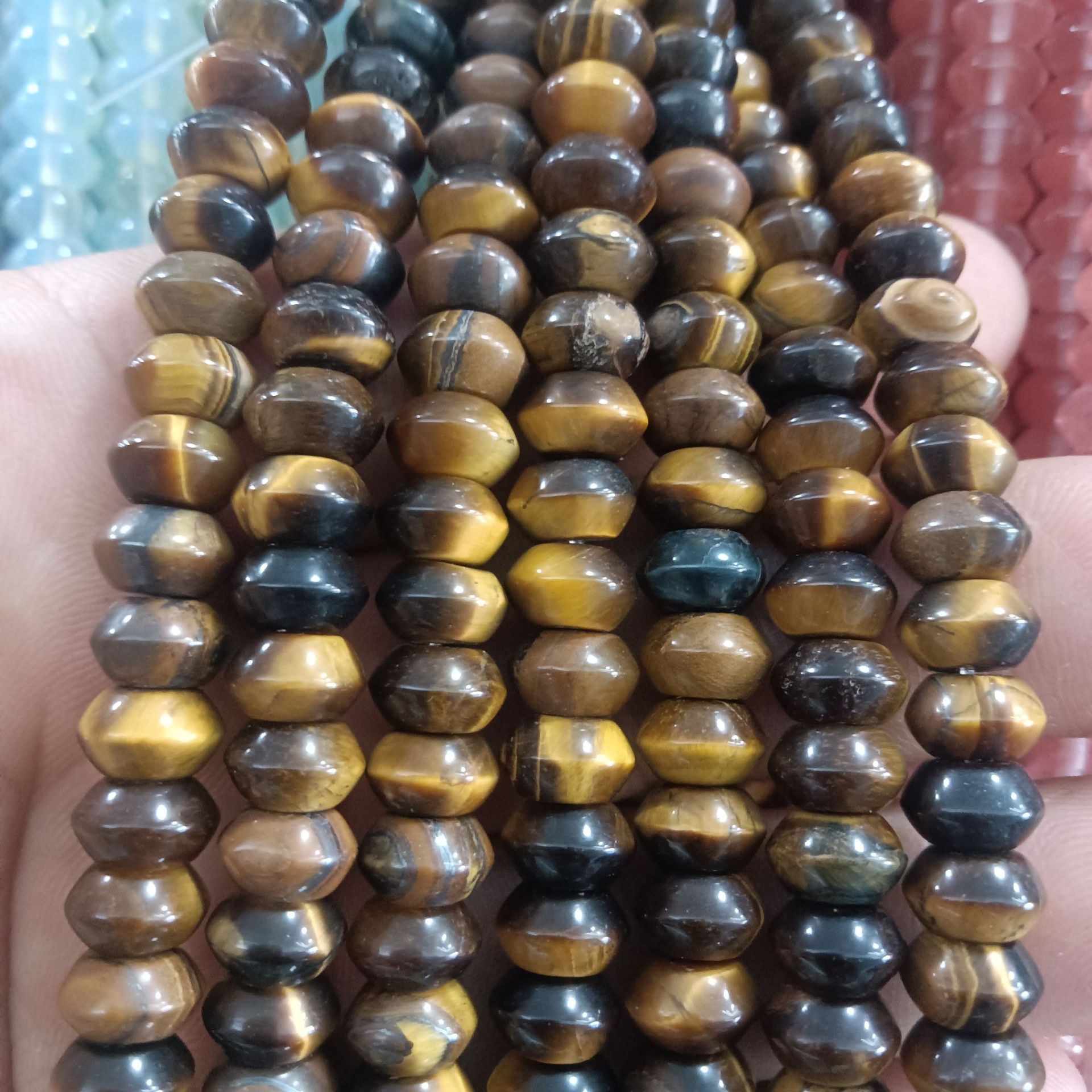 6:6 tiger eye stone