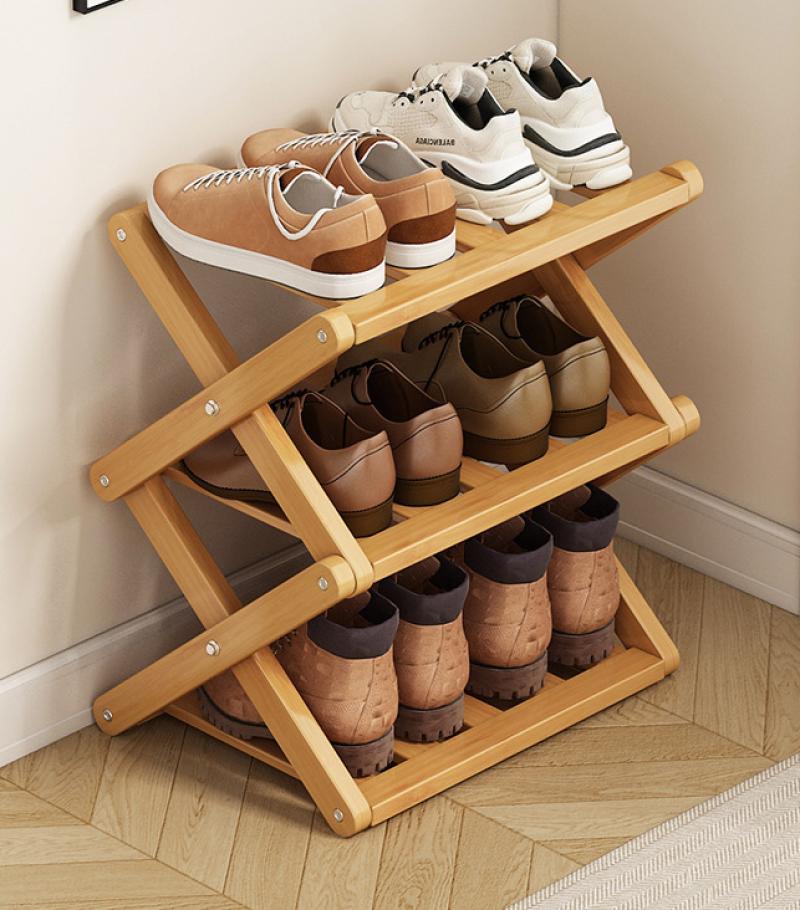 Three layers-50 long-cross shoe rack