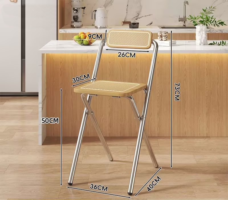 seat height 50cm log color rattan style