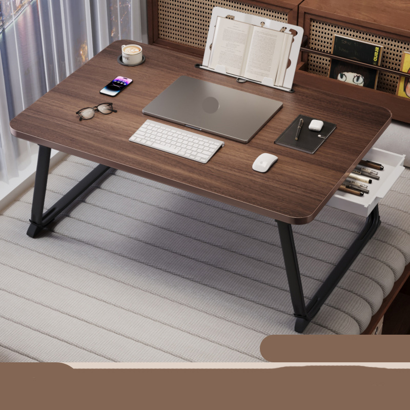 Large [walnut] card slot cup holder   drawer bookshelf 70*40*28cm