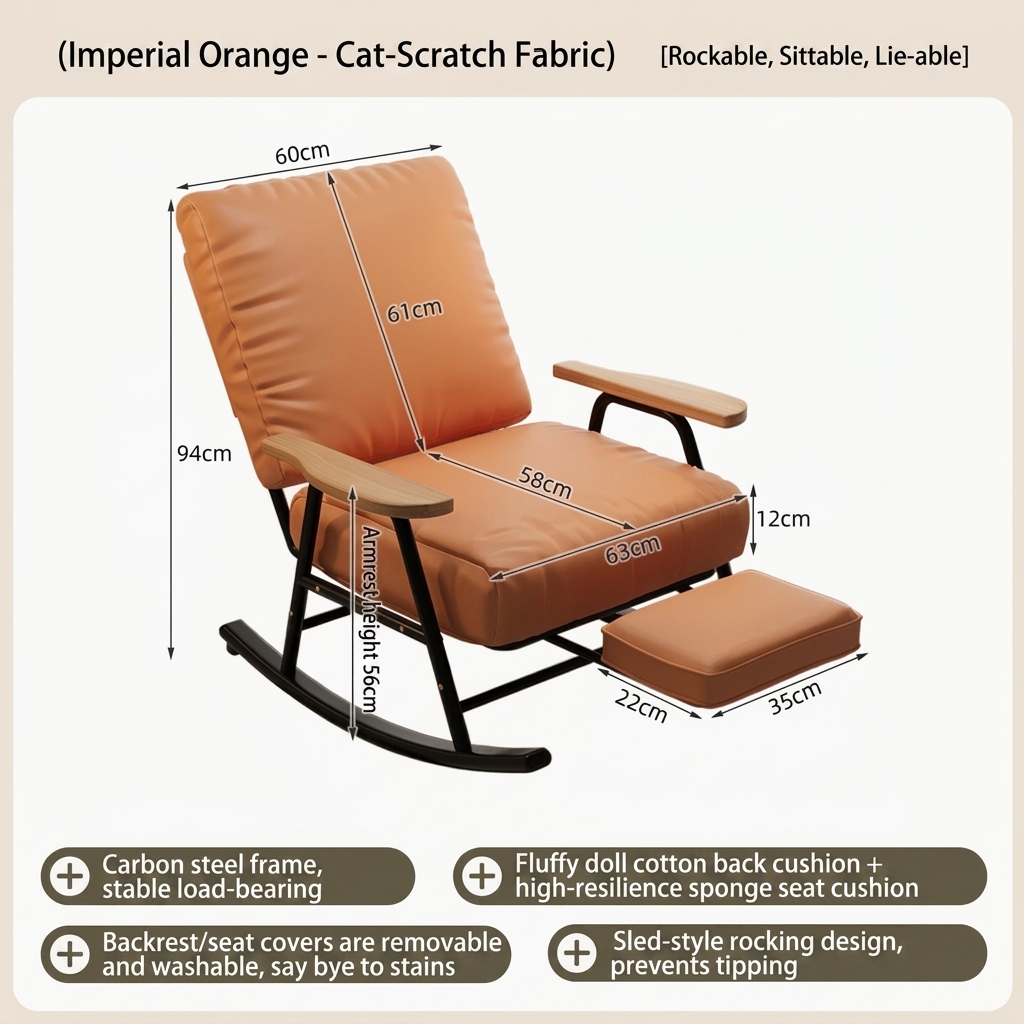 [imperial concubine orange-cat scratch leather] waterproof and wear-resistant